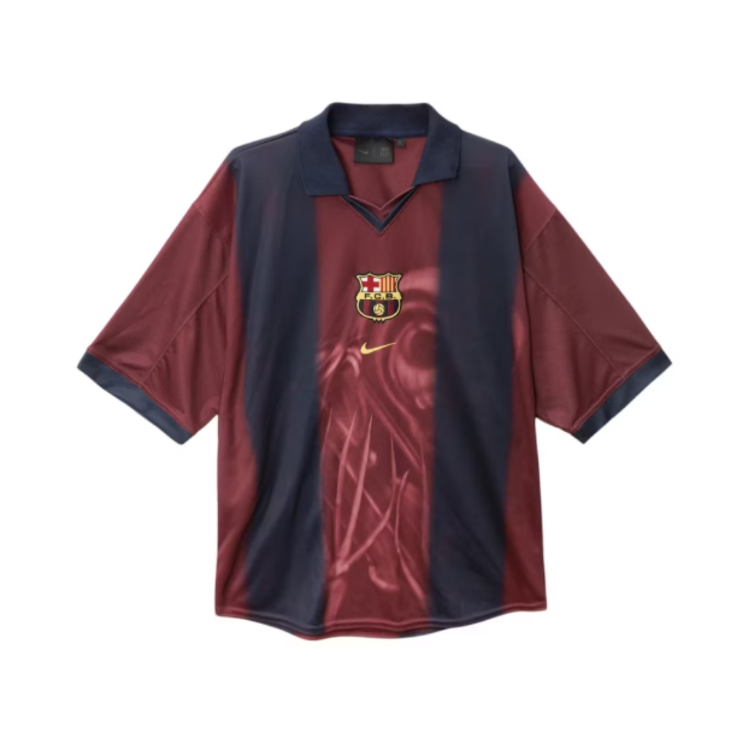 TRAVIS SCOTT X NIKE X FC BARCELONA 2000/1 HOME SKELETON JERSEY