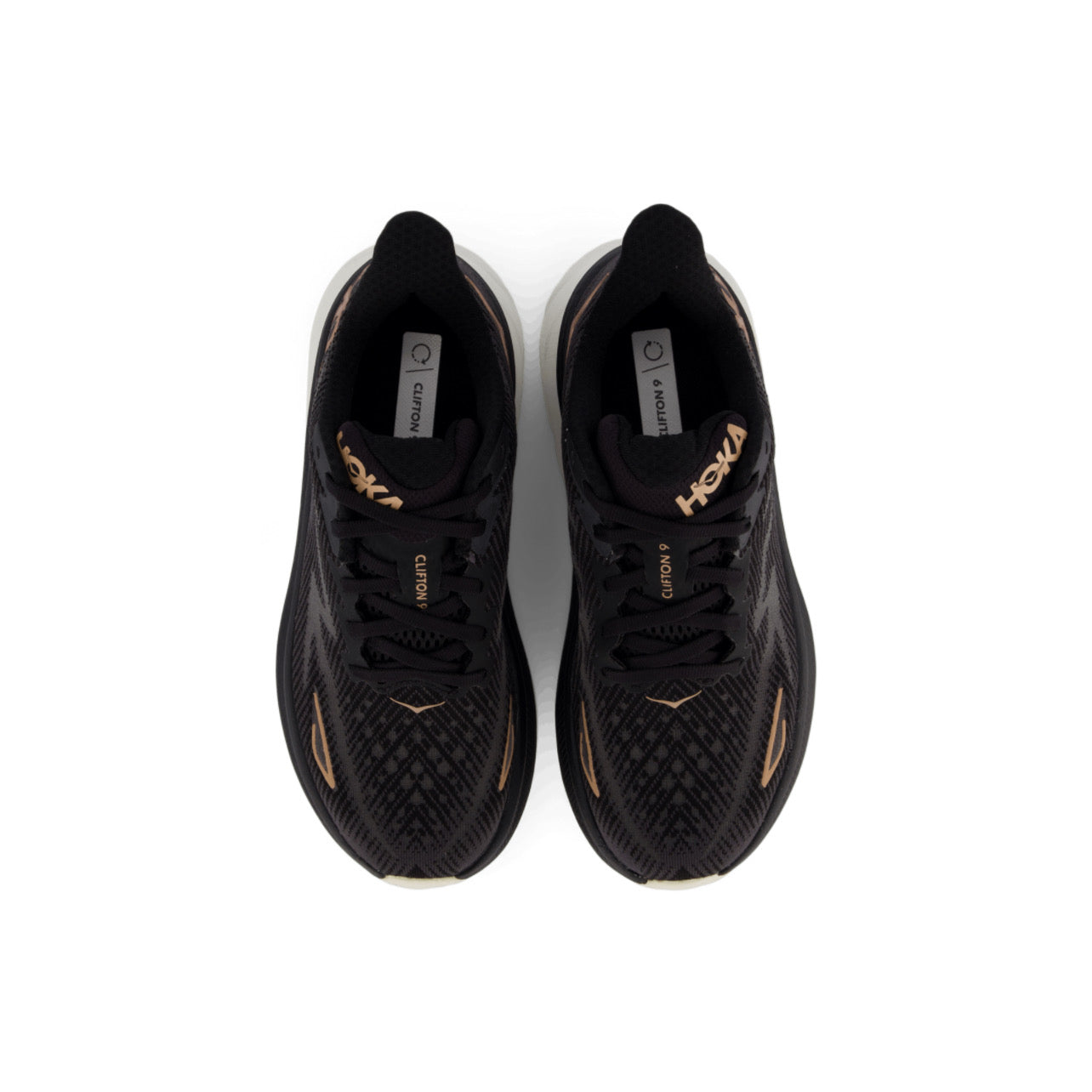 HOKA ONE ONE CLIFTON 9 BLACK ROSE GOLD