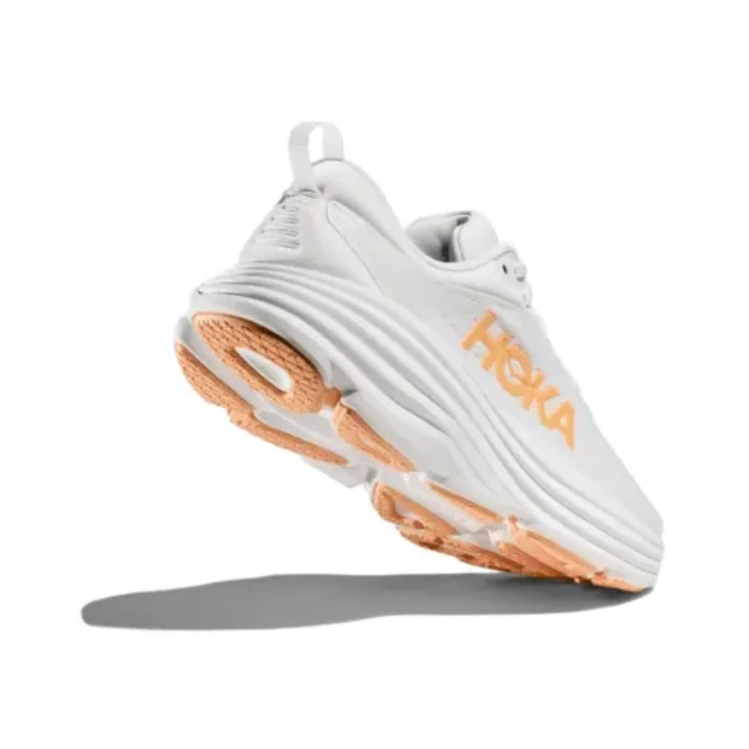HOKA ONE BONDI 8 WHITE CANTALOUPE