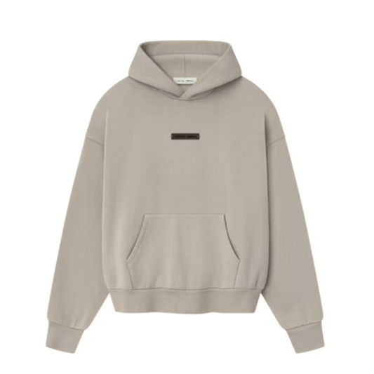 HOODIE ESSENTIALS HEATHER STONE