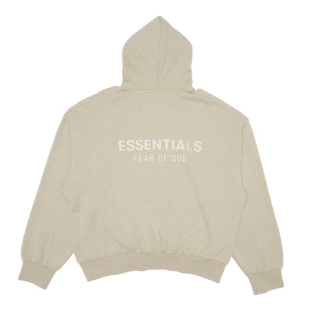 HOODIE ESSENTIALS HEATHER STONE