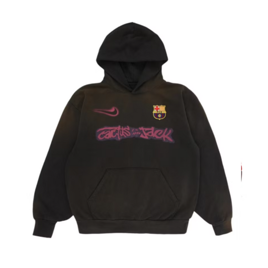 TRAVIS SCOTT X NIKE X FC BARCELONA SPRAY LOGO HOODIE