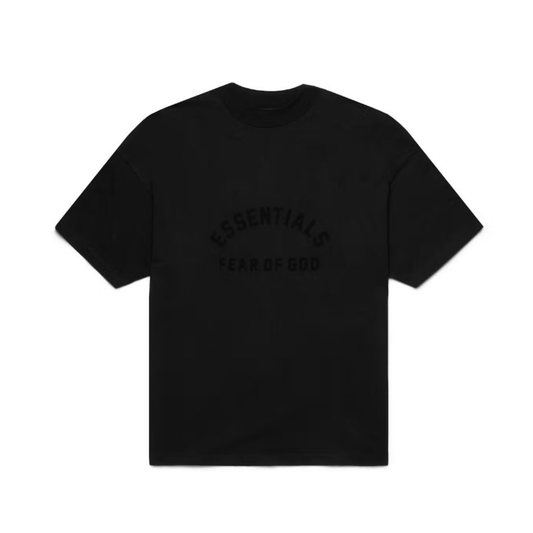FEAR OF GOD ESSENTIALS ARCH LOGO JET BLACK