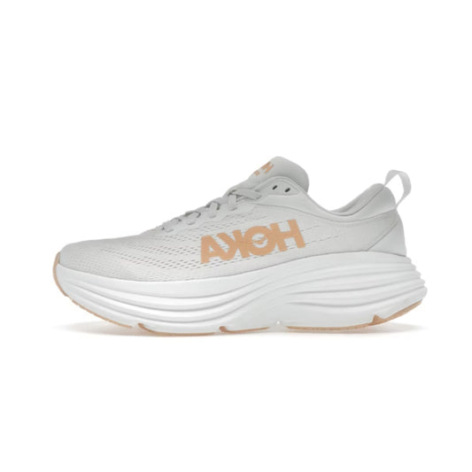 HOKA ONE BONDI 8 WHITE CANTALOUPE