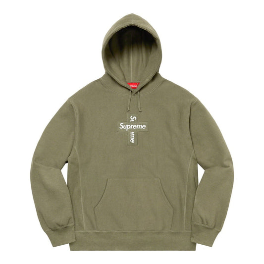 SUPREME CROSS BOX LOGO HOODED SWEATSHIRT