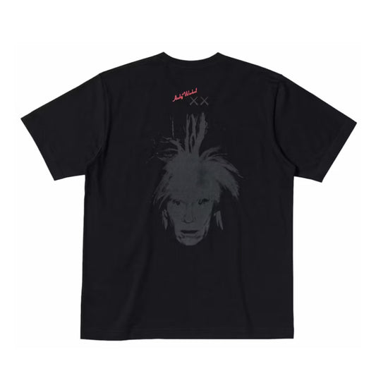 KAWS x Warhol Uniqlo Grafico Negro