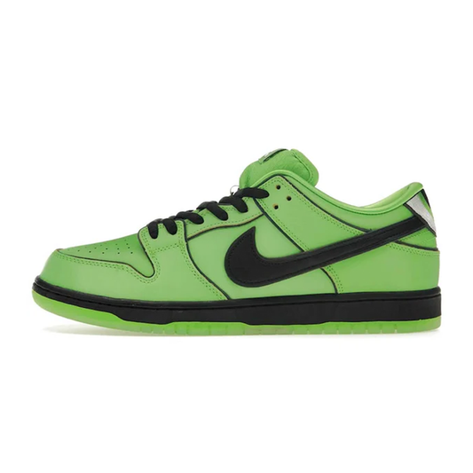 NIKE SB DUNK LOW THE POWERPUFF GIRLS BUTTERCUP